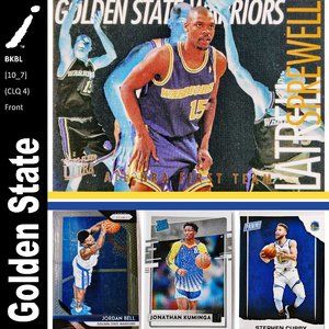 Golden State Warriors 4 Card Lot - BKBL [10_7]